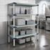 Thumbnail image #3 for MetroMax 4 All-Polymer Starter Shelving Unit with 4 Open Grid Shelves, 30