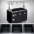 Thumbnail image #3 for Vollrath 2-Series Affordable Portable 3-Well Deluxe Mobile Hot Food Station with Breath Guard
