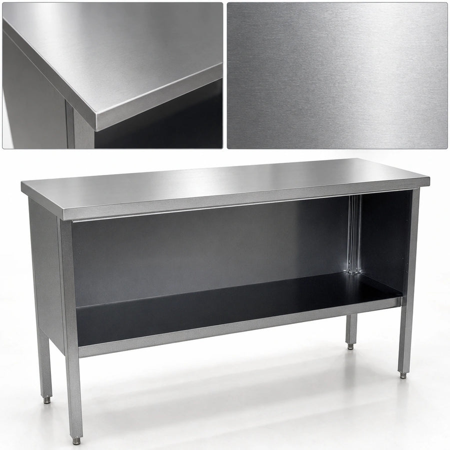 14-Gauge Stainless Steel Flat Top
