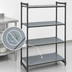 Thumbnail image #3 for Cambro Camshelving Basics Plus 4-Tier Solid Stationary Starter Unit, 24
