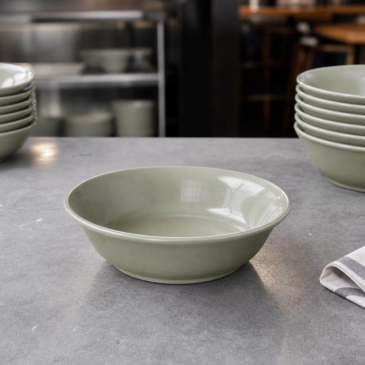 Product image #3 for Crave Collection Shadow Round Break-Resistant Melamine Serving Bowl, 2-1/2 Qt.