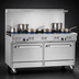 Thumbnail image #3 for Southbend Ultimate 60-Inch Gas Restaurant Range with 6 Open Burners, 24-Inch Charbroiler, Standard Oven, and Cabinet Base