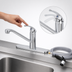 Thumbnail image #3 for T&S Brass B-2730-07 Single Lever Deck Mount Faucet with 9-Inch Swivel Spout and Side Spray