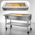 Thumbnail image #3 for Eagle Group 51-Inch Portable Electric Hot Food Table with 3 Dry Wells and Open Shelf Base, 208V