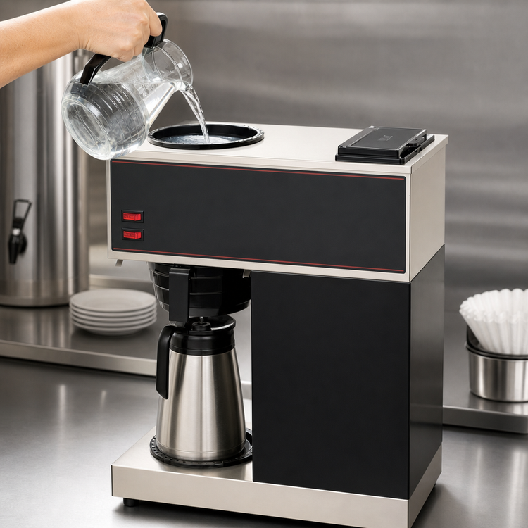 Product image #3 for BUNN VPR Single-Station Pourover Manual Water Fill Coffee Brewer with 2 Warmers