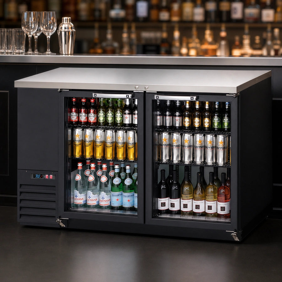 Two-Section Beverage Storage