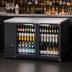 Thumbnail image #3 for Everest Refrigeration Two-Section Back Bar Refrigerator with 2 Glass Hinged Doors, 57-3/4 Inch Wide, 17.0 Cu. Ft.