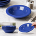 Thumbnail image #4 for Sierrus 6-Inch Rimmed Melamine Bowl, Ocean Blue