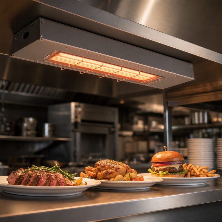 Product image #3 for Hatco Ultra-Glo 66-Inch High-Watt Unlighted Single Ceramic Infrared Strip Heater