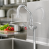 Thumbnail image #3 for Fisher Stainless Steel Add-On Faucet with 6-Inch Swing Spout for Rigid Control Valves