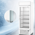 Thumbnail image #3 for Beverage-Air MarketMax 23.32 Cu. Ft. Bottom-Mount White Hinged Glass Door Reach-In Freezer Merchandiser