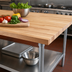 Thumbnail image #3 for John Boos JNS10 60-Inch Wood Top Work Table with Adjustable Undershelf