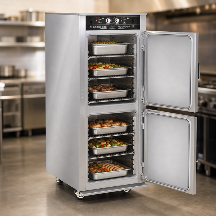 Product image #3 for FWE G2 Series Mobile Double-Compartment Low Temp Cook & Hold Cabinet