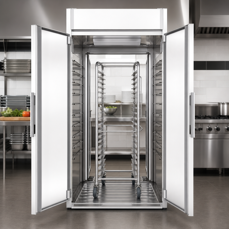 Product image #3 for Victory UltraSpec Roll-Thru Heated Holding Cabinet, 1 Section, 38.1 Cu. Ft., Full Extra High Doors