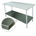 Thumbnail image #3 for Advance Tabco 6-Foot 16 Gauge 304 Stainless Steel Undershelf Upgrade for Work Tables