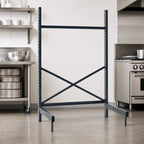 Thumbnail image #3 for Metro SmartLever SM862424-KIT Cantilevered Steel Shelving Base Kit, 24" x 24" Shelves, 86-3/8" High, Stationary Starter Unit