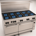 Thumbnail image #3 for Vulcan Endurance 60-Inch LP Gas Commercial Range with 10 Open Burners and 2 Standard Ovens