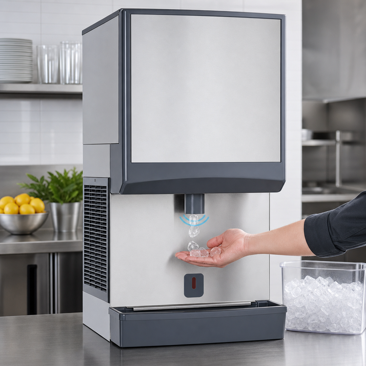 Product image #3 for Symphony Plus 25CI414W-SI Countertop Ice-Only Dispenser with Water-Cooled Icemaker