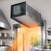Thumbnail image #3 for Berner Industrial IDC14 96-Inch Electric Heated Direct Drive Air Curtain with 3 x 1 HP Motors