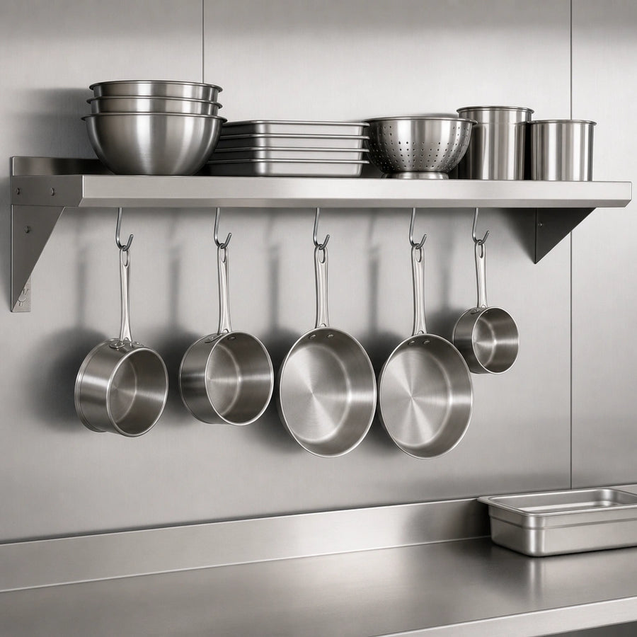 Integrated Pot Rack