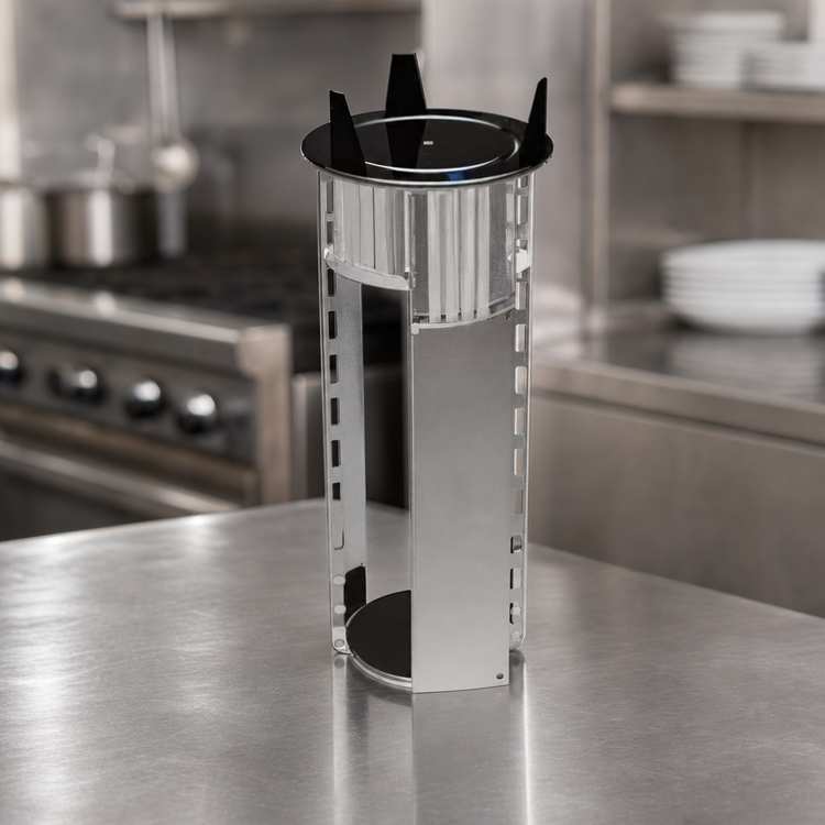 Product image #3 for Atlas Metal PD-7-1/4 Drop-In Unheated Open Frame Plate Dispenser for 7-1/4-Inch Plates