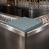 Thumbnail image #3 for Advance Tabco Stainless Steel 90° Outside Corner Filler for DRKR Series Bar Drink Rails