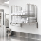Thumbnail image #3 for Metro Chain Reaction CR2430OHC Overhead Wall-Mount Cup Storage Unit, 30-3/4 in W x 24-1/4 in D, Adjustable Dividers, 200 lb Capacity