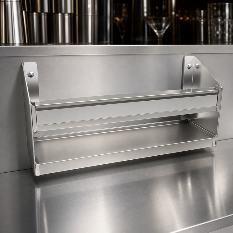 Product image #3 for Glastender SSR-17 17-Inch Single Stainless Steel Speed Rail