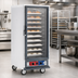 Thumbnail image #3 for 3/4 Height Mobile Combination Heated Holding and Proofing Cabinet with Clear Polycarbonate Door and Lip Load Slides
