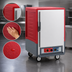Thumbnail image #3 for Metro C5 3 Series Half-Height Combination Heated Holding and Proofing Cabinet with Fixed Wire Slides and Solid Door