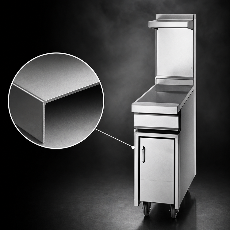 Product image #3 for Titan JTPR-24-SD 24 Inch Stainless Steel Spreader Cabinet with Insulated Doors