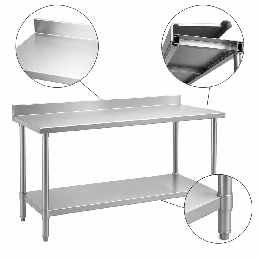 14-Gauge 300-Series Stainless Steel Top