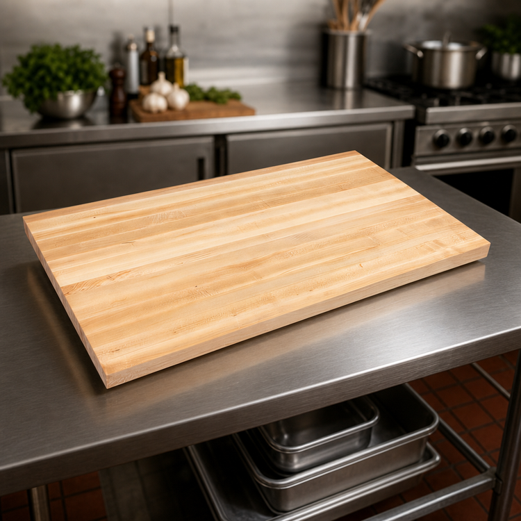 Product image #3 for Boos Block 42-Inch x 25-Inch Edge Grain Northern Hard Rock Maple Kitchen Countertop, Varnique Finish