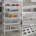 Thumbnail image #4 for Cambro Camshelving Premium Series 5-Tier Stationary Starter Unit, 21-Inch Deep x 42-Inch Long x 64-Inch High, Vented Shelves, Speckled Gray