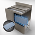 Thumbnail image #4 for BK Resources 36-Inch Stainless Steel Underbar Ice Bin with 8-Circuit Cold Plate, 100 lb Capacity