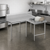 Thumbnail image #3 for John Boos Pro-Bowl Island L-Shaped Clean Dishtable, 60