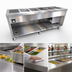 Thumbnail image #3 for Thurmaduke TFCP-88SS-N7 88-Inch 6-Pan Flush Mount Mobile Cold Pan Unit