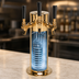 Thumbnail image #3 for Micro Matic USA 3-Faucet Glycol-Cooled Countertop Column Draft Beer Tower, PVD Brass Finish