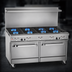 Thumbnail image #3 for Southbend Ultimate 60-Inch Gas Restaurant Range with 8 Open Burners and 2 Convection Ovens