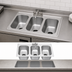 Thumbnail image #3 for Eagle Group Self-Rimming 3-Compartment Drop-In Sink with 18 x 24 x 13.5-Inch Bowls