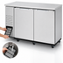 Thumbnail image #3 for Turbo Air Super Deluxe 60-Inch Narrow Two-Section Back Bar Cooler with 2 Solid Doors
