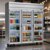 Thumbnail image #3 for Beverage Air Horizon Series 3-Section Glass Door Reach-In Refrigerator, 71.52 Cu. Ft., Top-Mounted Self-Contained