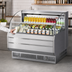Thumbnail image #3 for Turbo Air Horizontal Open Display Merchandiser, 50-3/4 Inch Wide, 8.9 Cu. Ft., Stainless Steel, Self-Contained