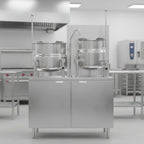 Thumbnail image #2 for Crown GMT-10-6 Gas Kettle/Cabinet Assembly with (1) 6 Gallon & (1) 10 Gallon Tilting Kettles