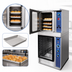 Thumbnail image #3 for Duke 59-E3XX/PFB-1 Half-Size Electric Convection Oven with Proofer Base