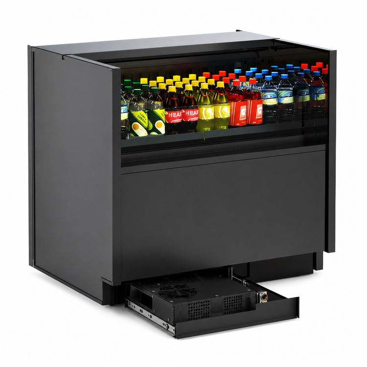 Product image #3 for Oasis® CN43R-UC Refrigerated Self-Service Undercounter Display Case, 47-5/8 in. W x 24-3/4 in. D x 32-1/4 in. H