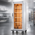 Thumbnail image #3 for Panco HCFNLSN-RC2.25 Full-Size Narrow Non-Insulated Heated Holding Cabinet with Universal Slides and Polycarbonate Door