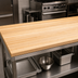 Thumbnail image #3 for John Boos Boos Block 96-Inch x 42-Inch x 1-1/2-Inch Edge Grain Maple Kitchen Countertop, Varnique Finish