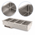Thumbnail image #3 for Vollrath Four-Well Modular Drop-In Electric Hot Food Well Unit with Marine Grade Stainless Steel Wells, Manifold Drain, and Thermostatic Controls