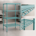 Thumbnail image #3 for EagleGard 4-Tier Stationary Starter Wire Shelving Unit, 36 x 24 x 74 Inches, Hybrid Epoxy Finish